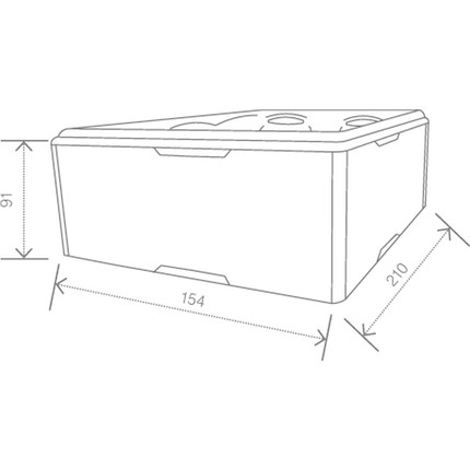 Спа бассейн Vibes by USSPA Lovy 210х154 см, gypsum фото 3