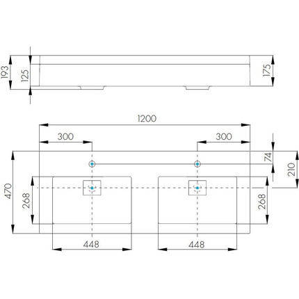 Раковина мебельная Акватон Сакура 120 см 1A72433KSK010 фото 6