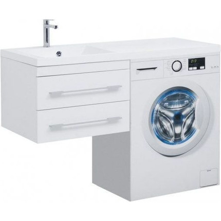 Тумба подвесная с раковиной-столешницей Aquanet Нота 120 см 171483 L, белый фото 3