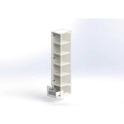 Пенал подвесной Aquanet Верона 30 см 175390, белый - 6 Пенал подвесной Aquanet Верона 30 см 175390, белый фото 6