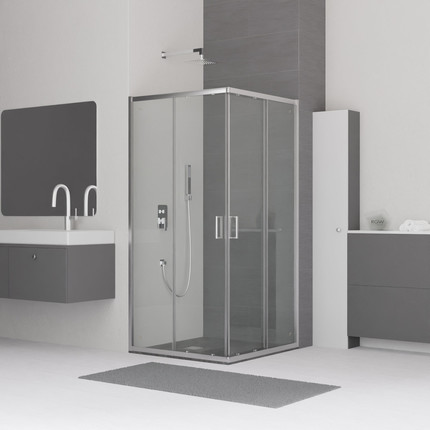 Душевое ограждение RGW CL-34 90х90 см 32093499-11, хром/прозрачное фото 