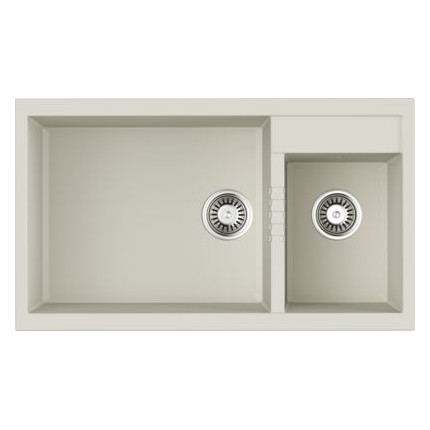 Кухонная мойка Omoikiri Tedori 86-2-LB WH 4993935, белый, Цвет производителя: белый фото 