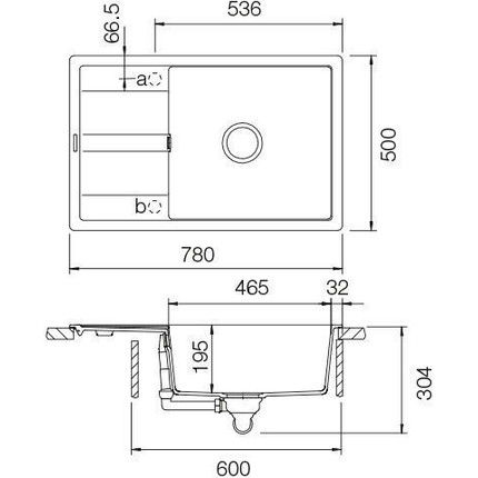 Кухонная мойка Schock Optima 60D Max 701020, баварский камень фото 3