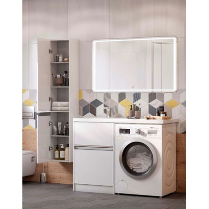 Раковина над стиральной машиной Акватон Лондри 120 см 1A72843KLH01L (раковина слева) фото 7