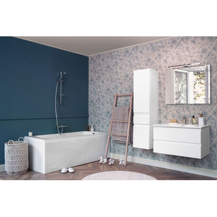 Тумба подвесная с раковиной Jacob Delafon Madeleine 80 см EB2053-J51, белый матовый фото 2