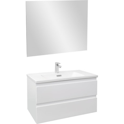 Тумба подвесная с раковиной Jacob Delafon Madeleine 80 см EB2053-J51, белый матовый фото 4