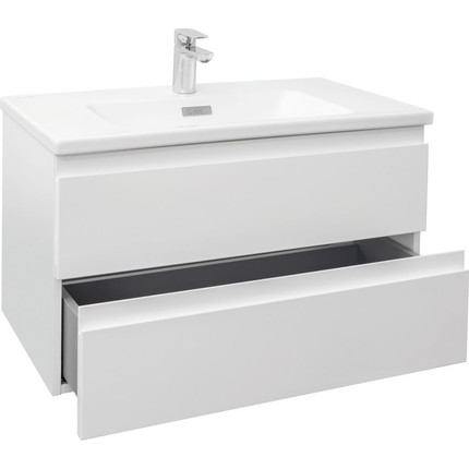 Тумба подвесная с раковиной Jacob Delafon Madeleine 80 см EB2053-J51, белый матовый фото 5