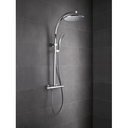 Душевая стойка с термостатом Jacob Delafon Talan E11717RU-CP - 3 Душевая стойка с термостатом Jacob Delafon Talan E11717RU-CP фото 3