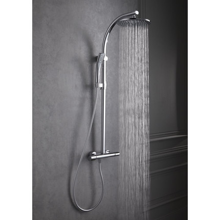 Душевая стойка с термостатом Jacob Delafon Talan E11717RU-CP - 4 Душевая стойка с термостатом Jacob Delafon Talan E11717RU-CP фото 4