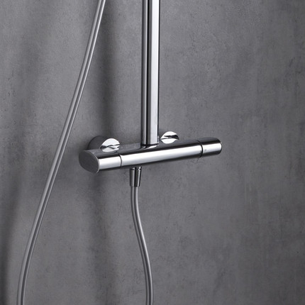 Душевая стойка с термостатом Jacob Delafon Talan E11717RU-CP - 5 Душевая стойка с термостатом Jacob Delafon Talan E11717RU-CP фото 5