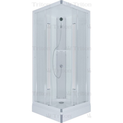 Душевая кабина Triton Орион 3 Эко ДН 90х90 см, белый/матовое фото 