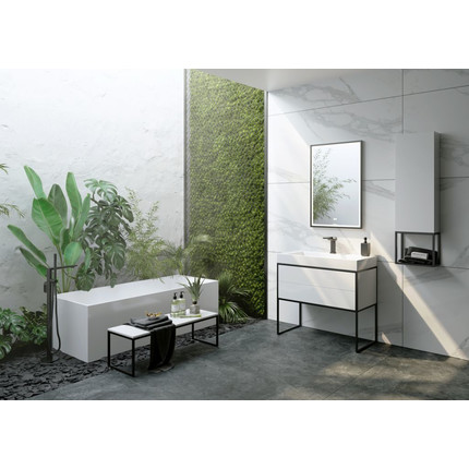 Тумба напольная с раковиной Aqwella Clarberg Logic 90 см LOG0109N - 3 Тумба напольная с раковиной Aqwella Clarberg Logic 90 см LOG0109N фото 3