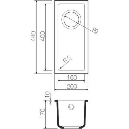 Кухонная мойка Omoikiri Bosen 20-U-EV 4993228, эверест, Цвет производителя: эверест - 2 Кухонная мойка Omoikiri Bosen 20-U-EV 4993228, эверест, Цвет производителя: эверест фото 2