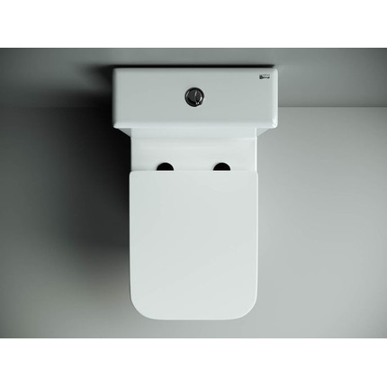Унитаз-компакт безободковый ceramicanova Cubic CN1803 с тонкой крышкой микролифт фото 4