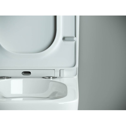 Унитаз-компакт безободковый ceramicanova Cubic CN1803 с тонкой крышкой микролифт фото 5