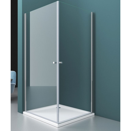 Душевое ограждение BelBagno 70x70 см ETNA-A-2-70-C-Cr, хром/прозрачное фото 