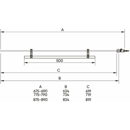 Шторка для ванны Veconi Palau 90 см PL79B-90-01-C4, чёрный/прозрачное - 2 Шторка для ванны Veconi Palau 90 см PL79B-90-01-C4, чёрный/прозрачное фото 2