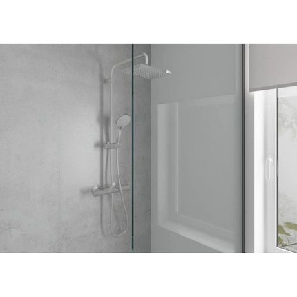 Душевая стойка с термостатом Hansgrohe Vernis Shape Showerpipe 230 1jet 26286000 - 3 Душевая стойка с термостатом Hansgrohe Vernis Shape Showerpipe 230 1jet 26286000 фото 3