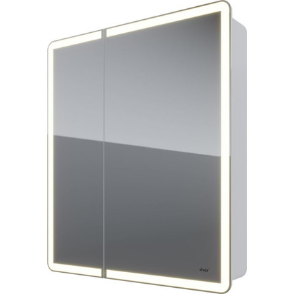 Зеркало-шкаф Dreja Point Led 70 см 99.9033, белый глянец фото 