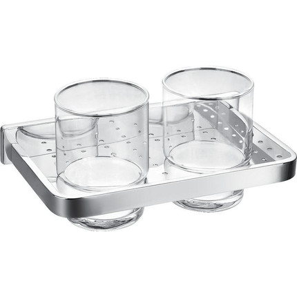 Стакан двойной для зубных щеток Cezares Maxima CZR-F-8920A -  Стакан двойной для зубных щеток Cezares Maxima CZR-F-8920A фото