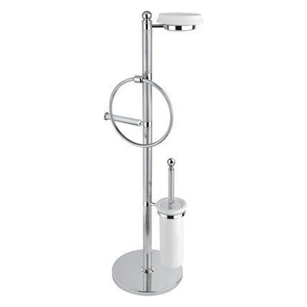 Стойка с держателем и ёршиком Cezares Olimp OLIMP-WBS-01-M фото 
