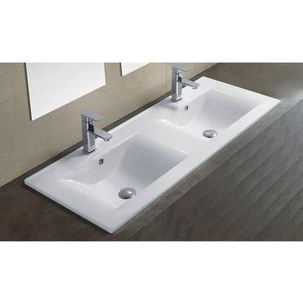 Раковина врезная на столешницу CeramaLux N 121 см YJ809-120 фото 2