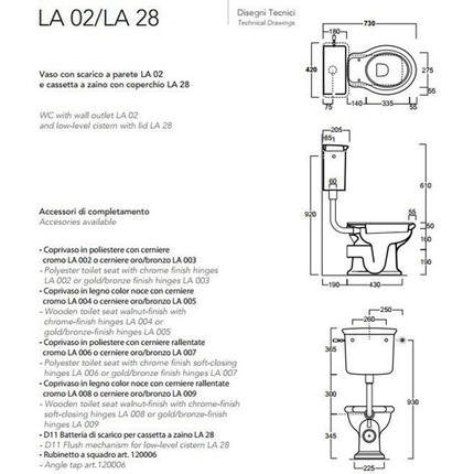 Унитаз-компакт Simas Lante LA02bi фото 6