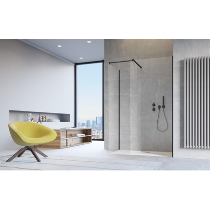 Душевое ограждение Radaway Modo New Black III 120x85 см (стекло 8 мм), черный/прозрачное фото 2