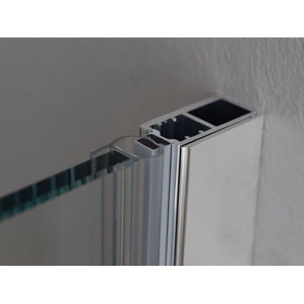 Душевое ограждение Kolpa-San Dorsa TK 140x90 см (стекло 8 мм), хром/прозрачное фото 9