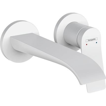 Смеситель для раковины настенный Hansgrohe Vivenis 75050700, белый матовый фото 