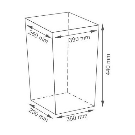 Корзина для белья WasserKraft Ammer 39 см WB-370-M, цвет светло-коричневый фото 8