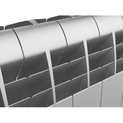 Радиатор Royal Thermo Biliner 350 Silver Satin 320х430 мм (4 секции) фото 3