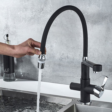 Смеситель для кухни Gerhans K14090B-2, черный - 2 Смеситель для кухни Gerhans K14090B-2, черный фото 2