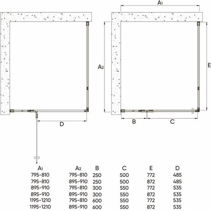 Душевое ограждение Veconi Rovigo 100х100 см RV073-100100-01-C4, хром/прозрачное фото 5