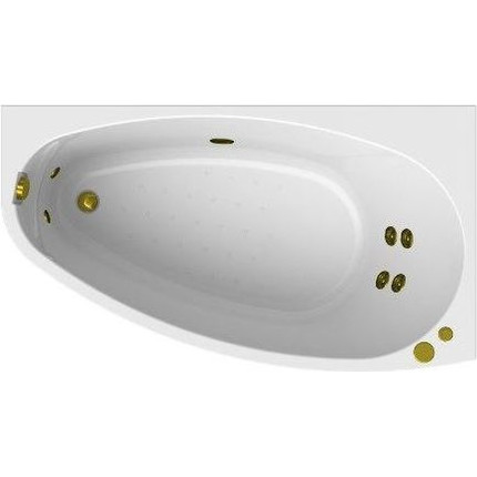 Ванна гидромассажная Радомир Орсини 160x90 см R (Гидромассаж "Релакс" Gold) фото 