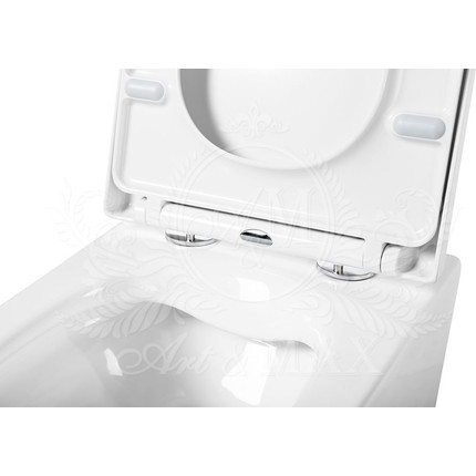 Унитаз подвесной безободковый Art&Max Liberty AM015CHR фото 5