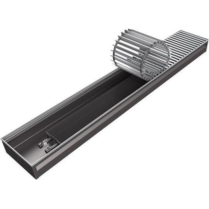 Внутрипольный конвектор KZTO Бриз 1100х200х120 мм фото 