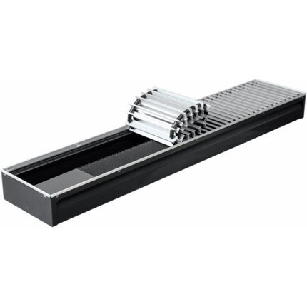 Внутрипольный конвектор KZTO Бриз 1100х200х120 мм фото 2