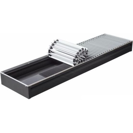 Внутрипольный конвектор KZTO Бриз 1100х200х120 мм фото 3