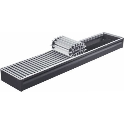 Внутрипольный конвектор KZTO Бриз 1100х200х120 мм фото 5