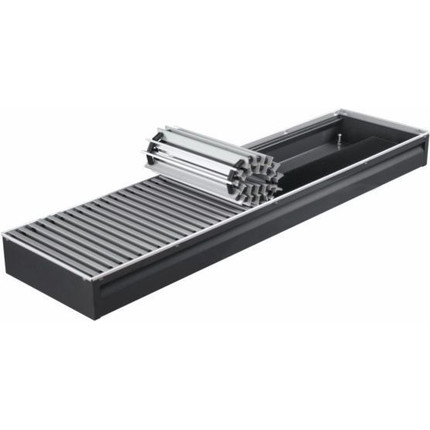 Внутрипольный конвектор KZTO Бриз 1100х200х120 мм фото 6