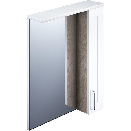 Зеркало-шкаф Iddis Sena Led 60 см SEN6000i99, белый/дерево фото 