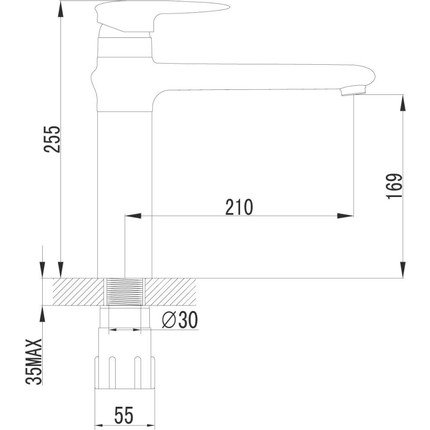 Смеситель для раковины Lemark Status LM4404C фото 3