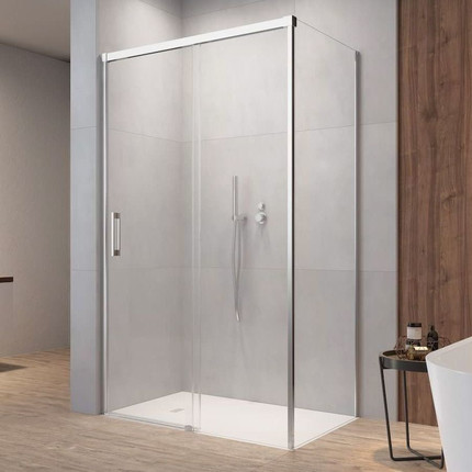 Душевое ограждение Radaway Idea KDS 120x80 см L, хром/прозрачное фото 