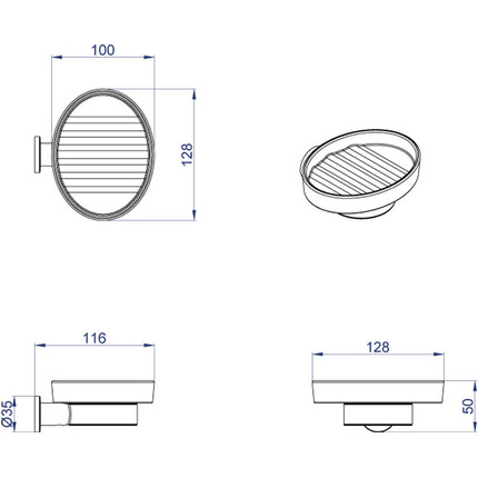 Мыльница Azario Forny AZ-88308 фото 3