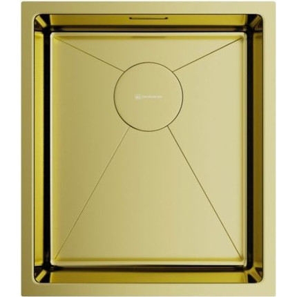 Мойка кухонная Omoikiri Taki 38-U/IF-LG (4973092) 1,2 мм, светлое золото, Цвет производителя: светлое золото фото 
