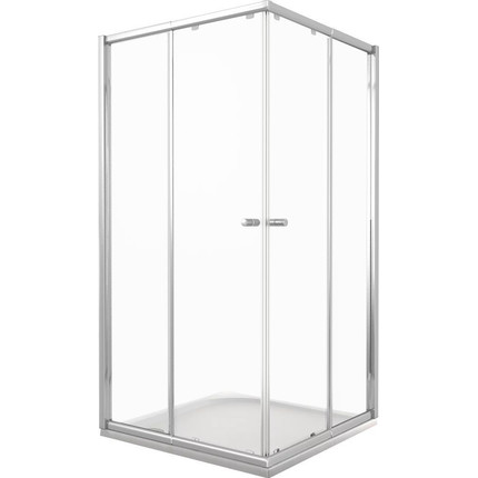 Душевое ограждение Bas Lira CR-80-C-CH 80x80 см, хром/прозрачное -  Душевое ограждение Bas Lira CR-80-C-CH 80x80 см, хром/прозрачное фото