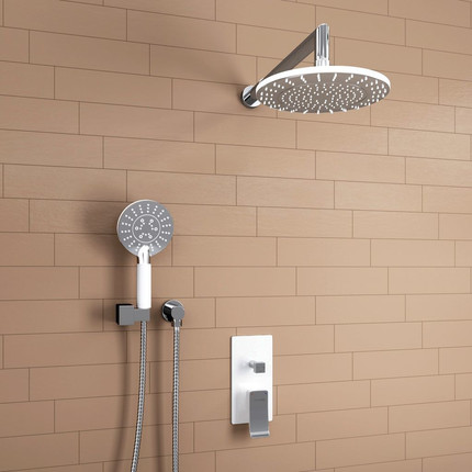 Душевая система для душа WasserKraft A16067WHITE, белый/хром - 8 Душевая система для душа WasserKraft A16067WHITE, белый/хром фото 8