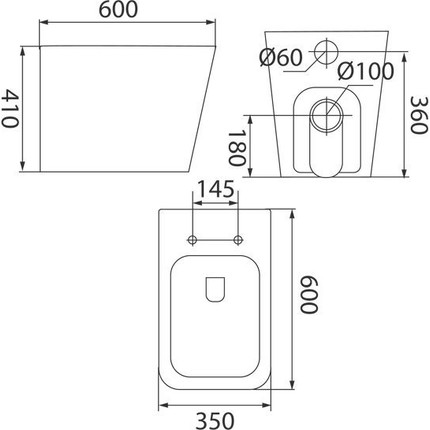 Унитаз приставной безободковый Iddis Bild BILRDSEi26 с тонкой крышкой микролифт фото 11