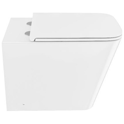 Унитаз приставной безободковый Iddis Bild BILRDSEi26 с тонкой крышкой микролифт фото 2